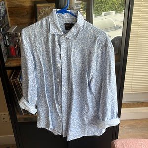 Black Brown 1826 Linen Button Up